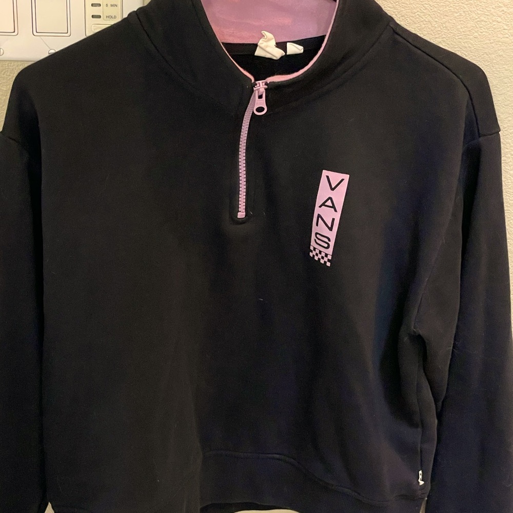 Quarter zip VANS sweatshirt EUC